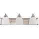Springfield 3 Light 24 inch Brushed Nickel Bath Vanity Wall Light