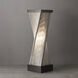 Torque 24 inch 40 watt Satin Nickel and Espresso Table Lamp Portable Light