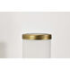Roselle 1 Light 4.5 inch Natural Brass Vanity Light Wall Light