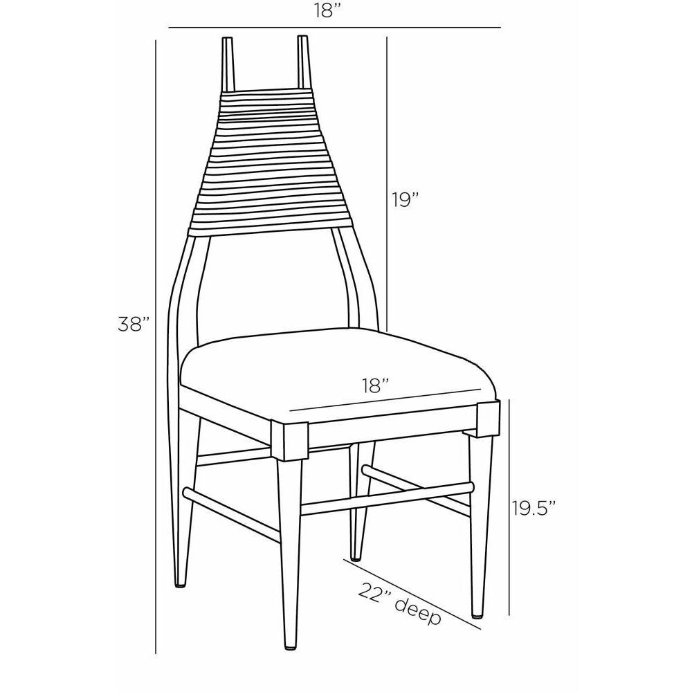 Biziki Dim Gray Dining Chair