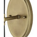 Lyndall 1 Light 6 inch Antique Brass Wall Sconce Wall Light