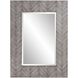 Cavalier 40 X 30 inch Gray Mirror