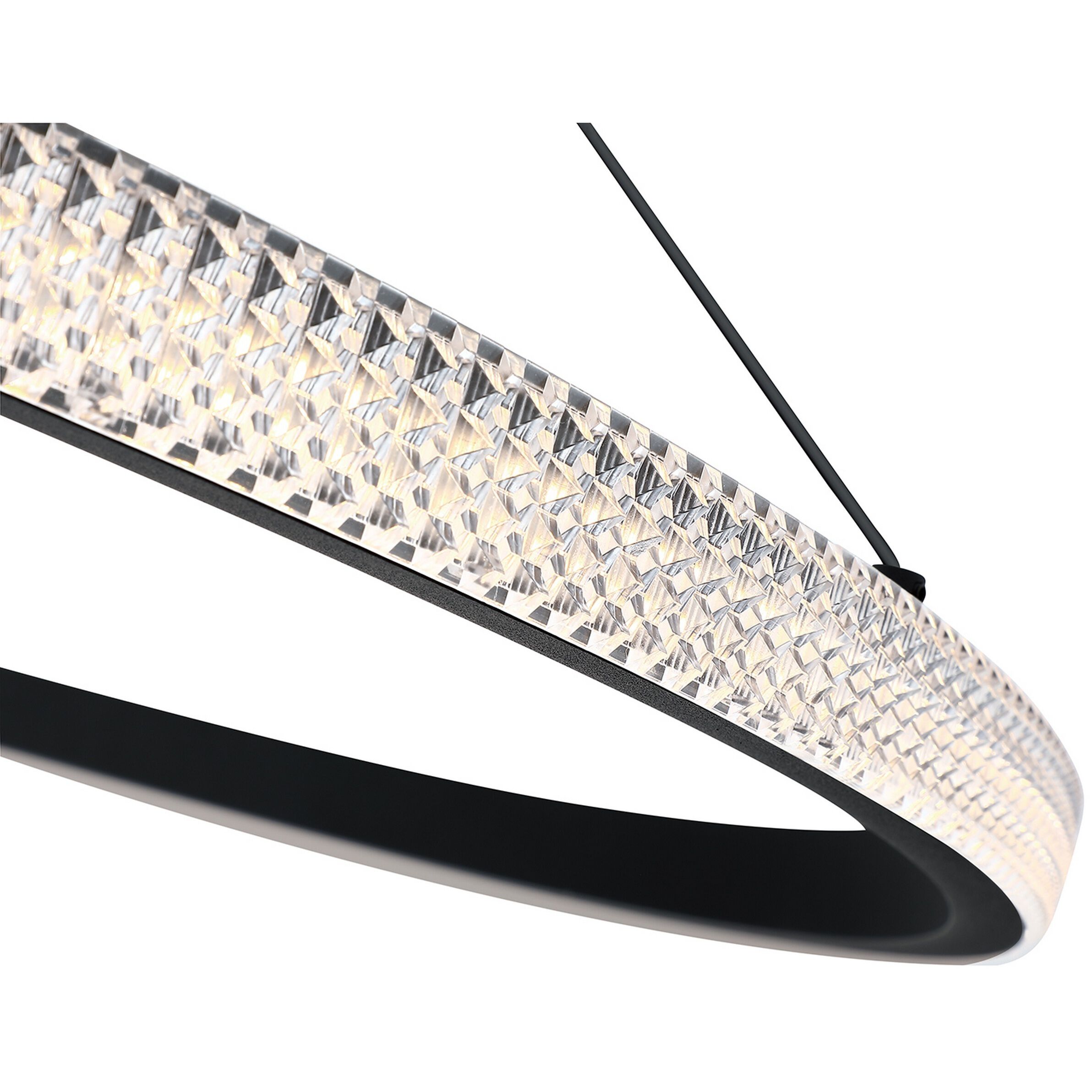 Prado 1 Light 32 inch Black Pendant Ceiling Light