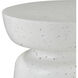 Dash 15 inch White Accent Table