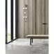 Sean Lavin ModernRail LED 12.8 inch Aged Brass Wall Light in 24V Surface Canopy, Glass Orbs, Integrated LED
