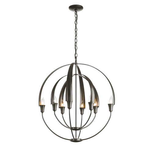 Double Cirque 8 Light 25.4 inch Oil Rubbed Bronze Chandelier Ceiling Light