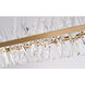 Canada LED 8 inch Gold LED Chandelier Ceiling Light