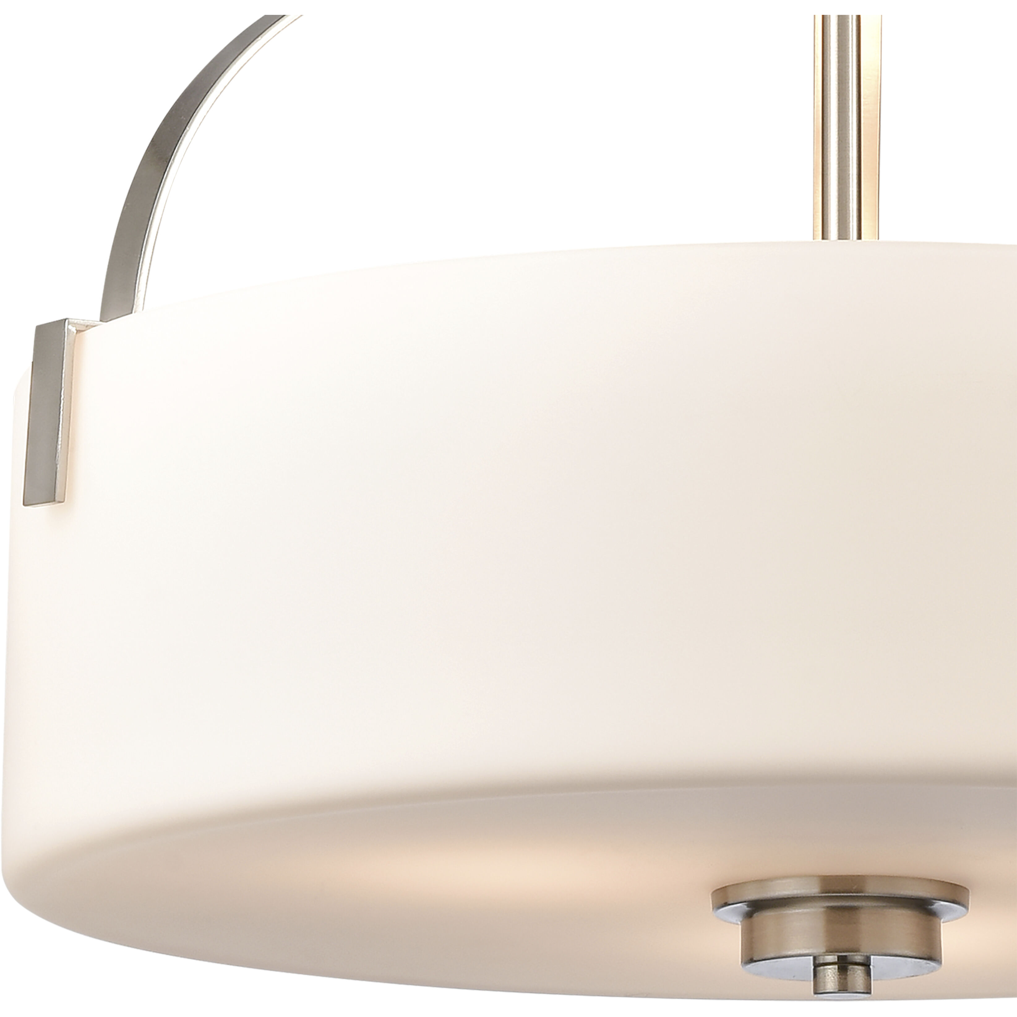 Market Square 3 Light 18 inch Brushed Nickel Pendant Ceiling Light