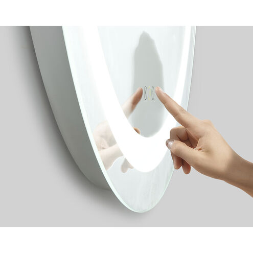Mera 30 X 30 inch Might Bright White LED Wall Mirror