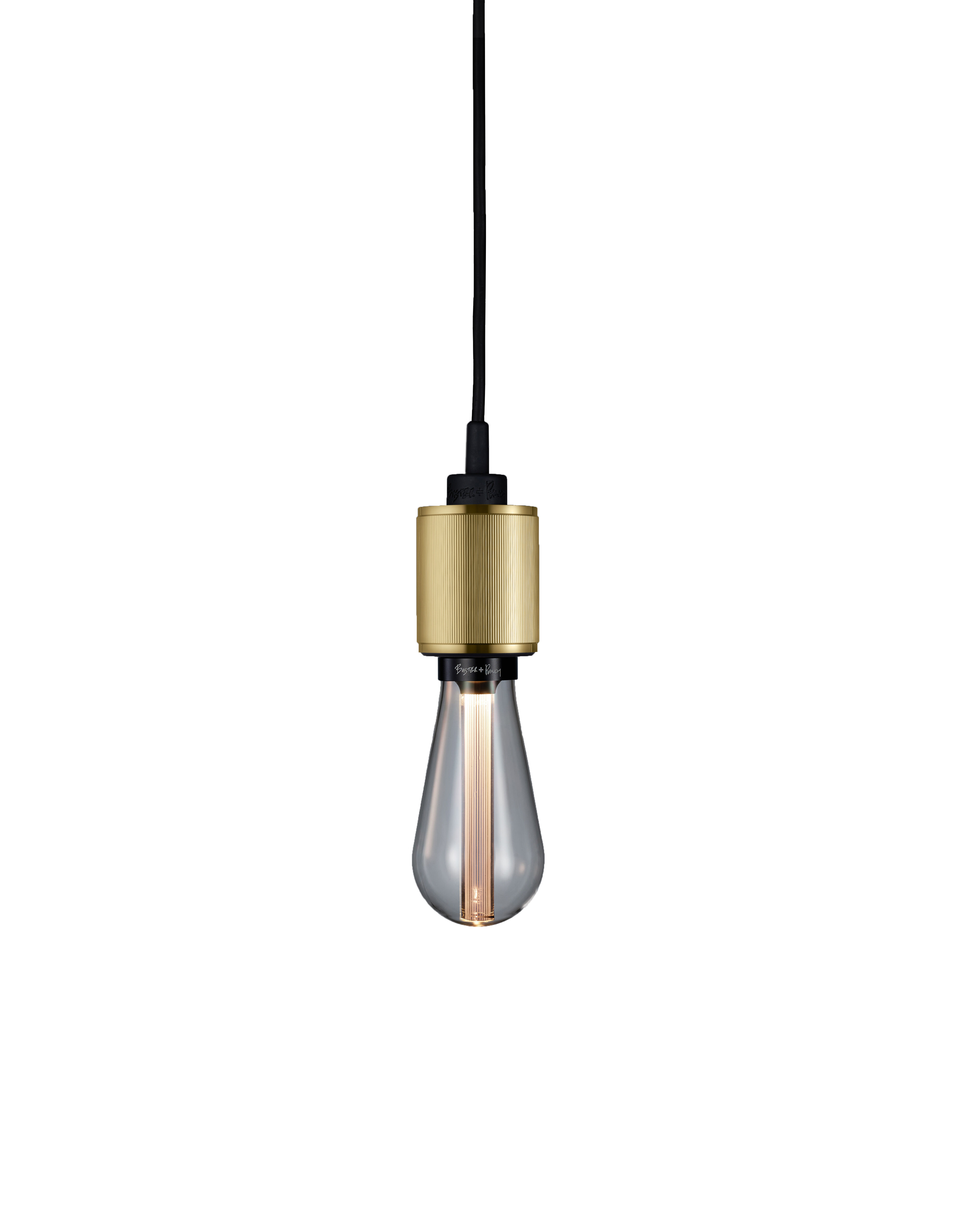 Heavy Metal LED 4.72 inch Brass Pendant Ceiling Light