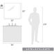 Duncan 1 Light 8 inch Matte Black Bath Vanity Wall Light