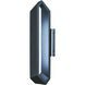 Pitch LED 4.75 inch Coal ADA Wall Sconce Wall Light, Outdoor