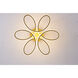 Canada LED 22 inch Brass Flush Mount Ceiling Light