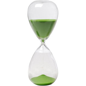 Ferdinand Lime Sand/Clear Hourglass