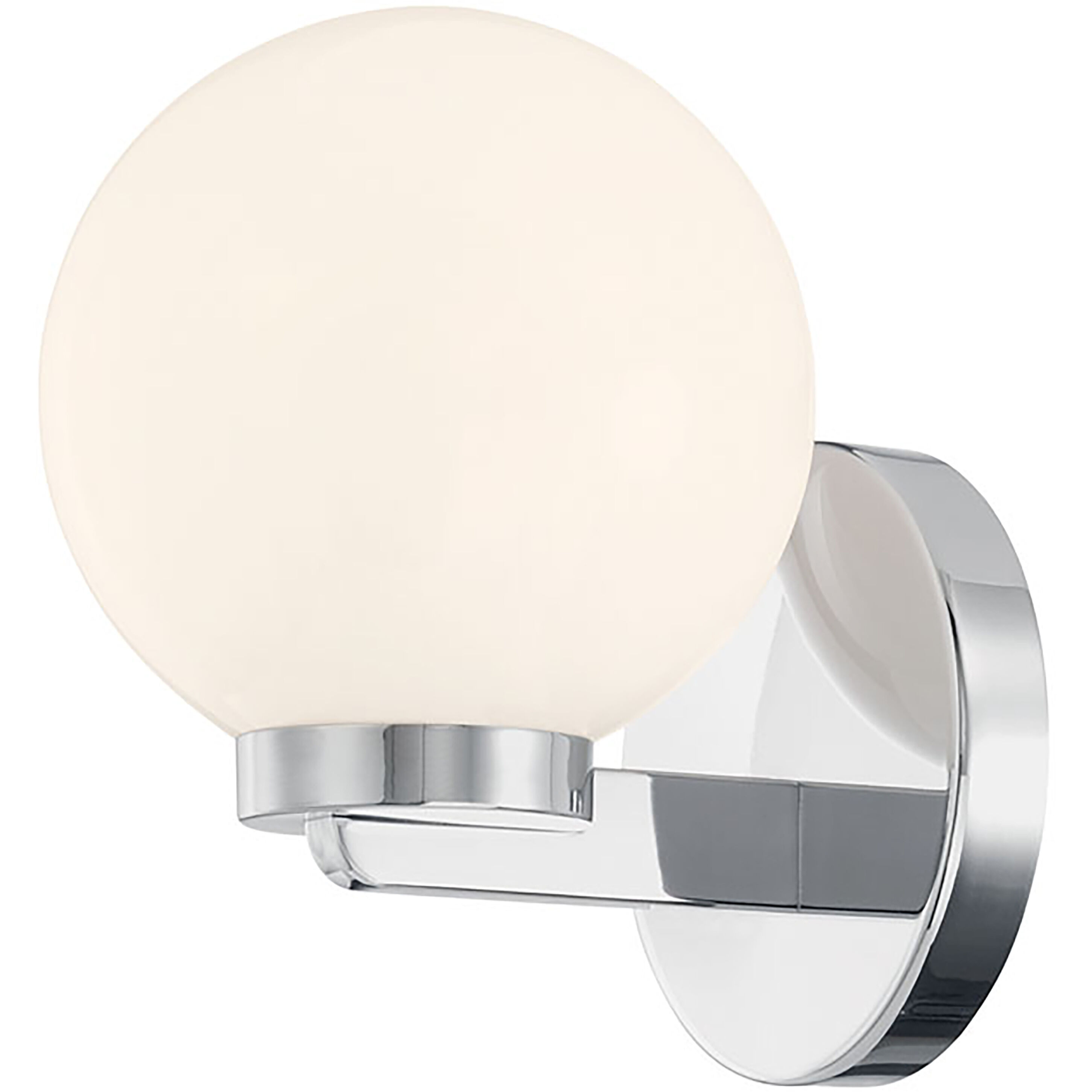 Ardeva 1 Light 6 inch Chrome Wall Sconce Wall Light