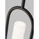 Sean Lavin Calumn LED 2.75 inch Nightshade Black Pendant Ceiling Light, Integrated LED