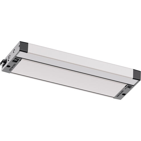 6U Series LED 120 LED Integrated 12 inch Nickel Textured LED Under Cabinet