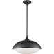 Alice 1 Light 16 inch Matte Black Pendant Ceiling Light