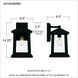 Satterfield 1 Light 14 inch Matte Black Outdoor Wall Lantern