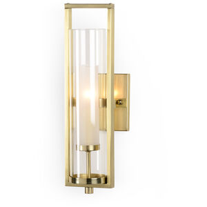 Wildwood 1 Light 5 inch Antique Brass Sconce Wall Light