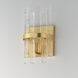 Warren 1 Light 7 inch Gold Leaf Wall Sconce Wall Light
