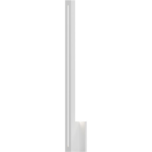 Stripe LED 30 inch Textured White Indoor-Outdoor Sconce