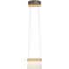 Cowbell LED 6.3 inch White Mini Pendant Ceiling Light in Clear with Frost