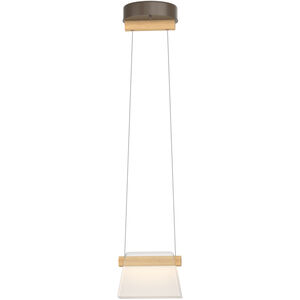 Cowbell LED 6.3 inch Oil Rubbed Bronze Mini Pendant Ceiling Light