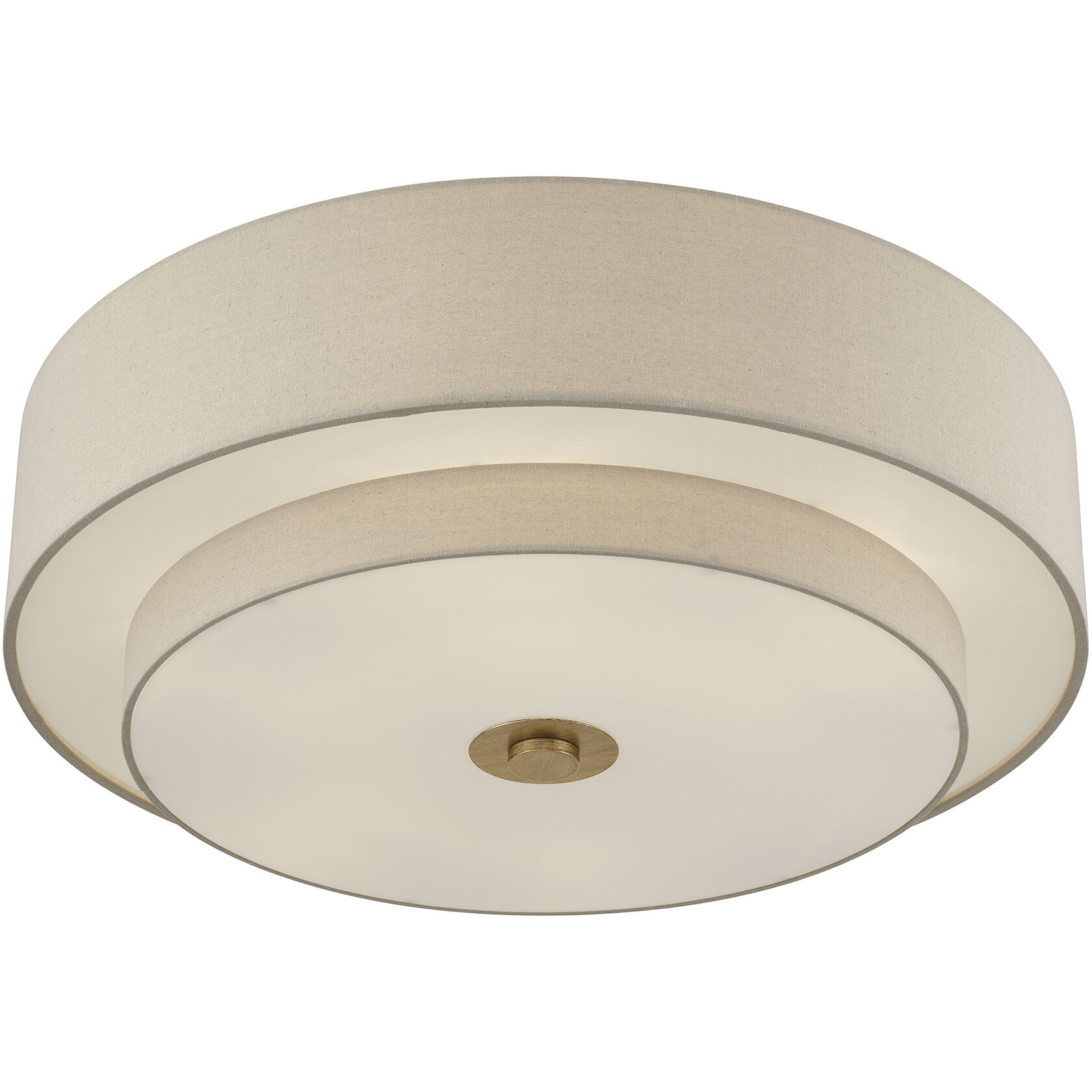 Bellingham 6 Light 30 inch Antique Gold Leaf Semi Flush Mount Ceiling Light, Extra Large