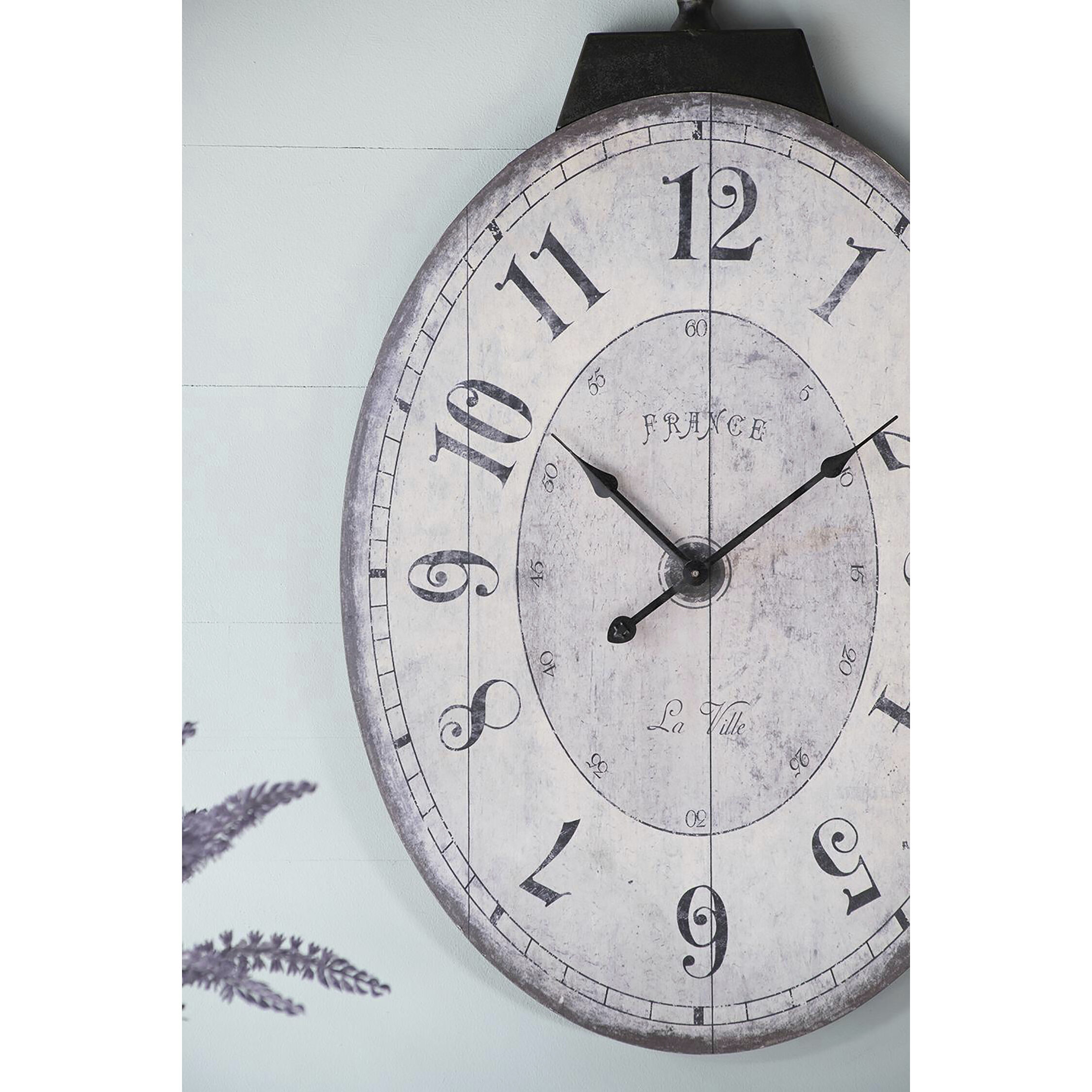 Thaddeus 29 X 17.7 inch Wall Clock