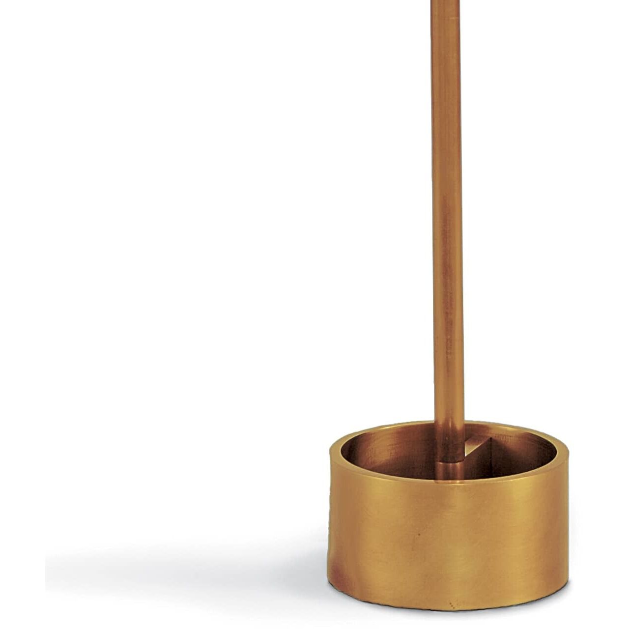 Geo 70 inch 100.00 watt Natural Brass Floor Lamp Portable Light, Rectangle