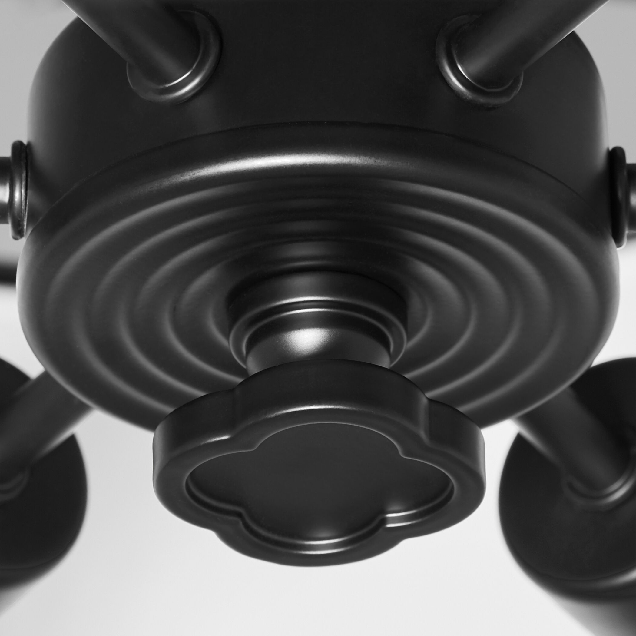 Belinder 6 Light 30 inch Matte Black Pendant Ceiling Light