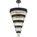 Willow 39 Light 48 inch Black Chandelier Ceiling Light