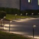 Contemporary Square Bronze Landscape and Pathway Light