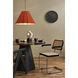 Lora 22.8 inch Terracotta Pendant Ceiling Light in Terracotta/Ash, 23 in, WEP Collection