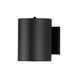 Outpost 1 Light 8 inch Black Outdoor Wall Mount in With Photocell