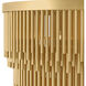 Lisa McDennon Bijou 10 Light 32 inch Deluxe Gold Chandelier Ceiling Light
