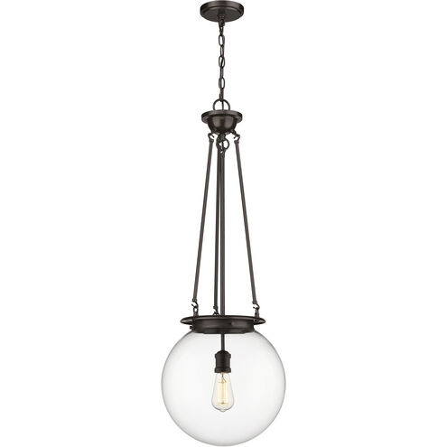 Beacon 1 Light 14 inch Oil Rubbed Bronze Pendant Ceiling Light