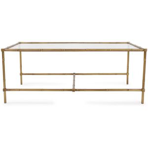 Benoit 46 X 18 inch Antique Gold Coffee Table