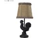 Braysford 15 inch 15 watt Antique Black Table Lamp Portable Light