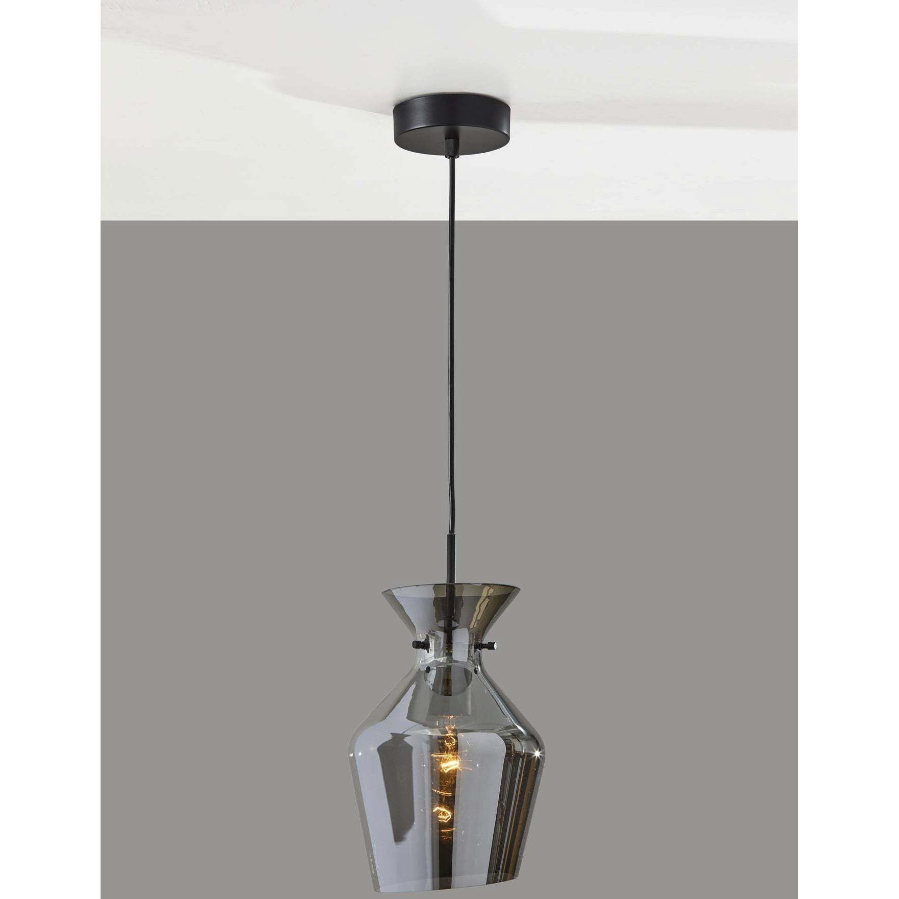 Tate 8 inch Black Pendant Ceiling Light
