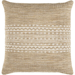 Ethan 18 inch Light Beige Pillow Kit in 18 x 18, Square