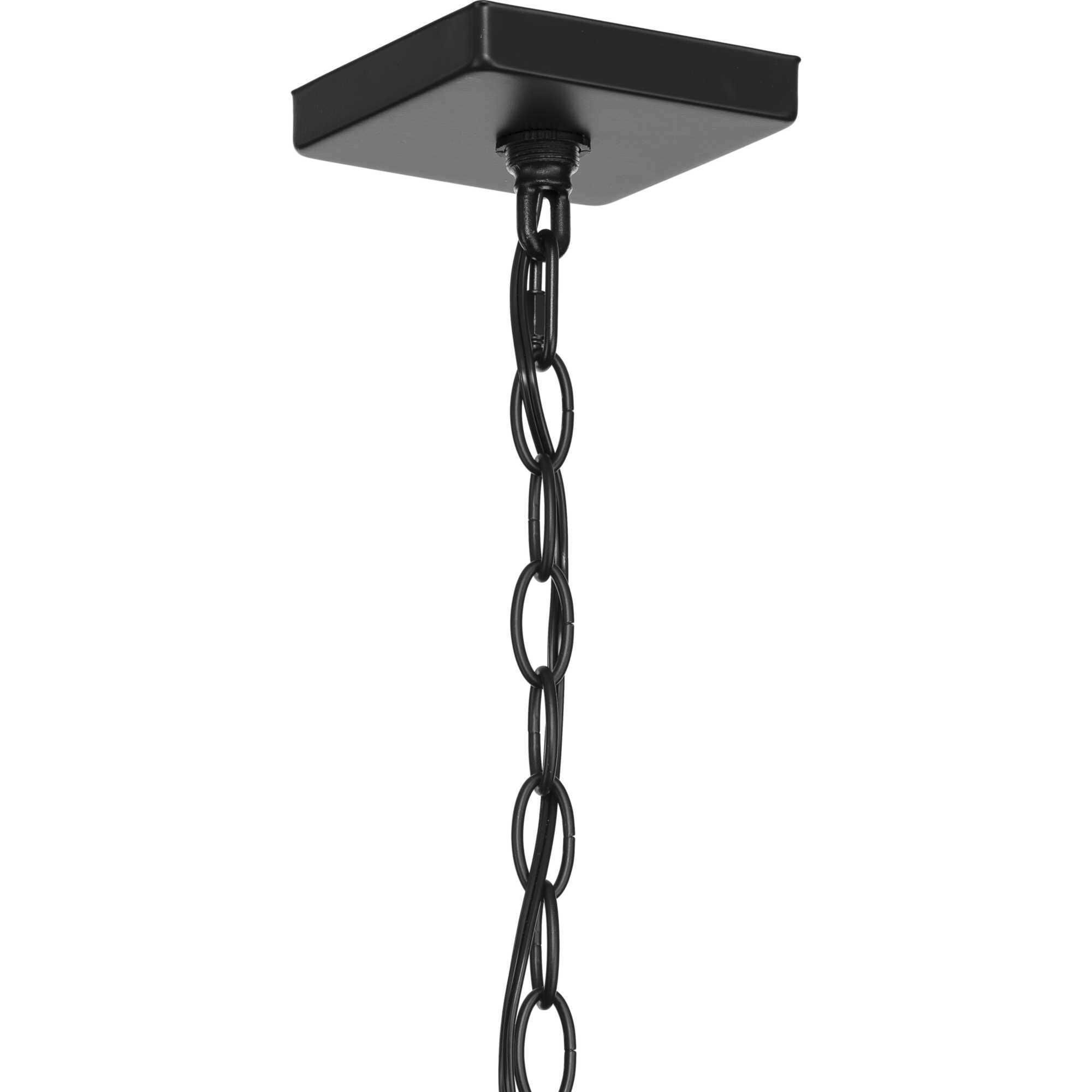 Unison 1 Light 7 inch Matte Black Outdoor Hanging Lantern