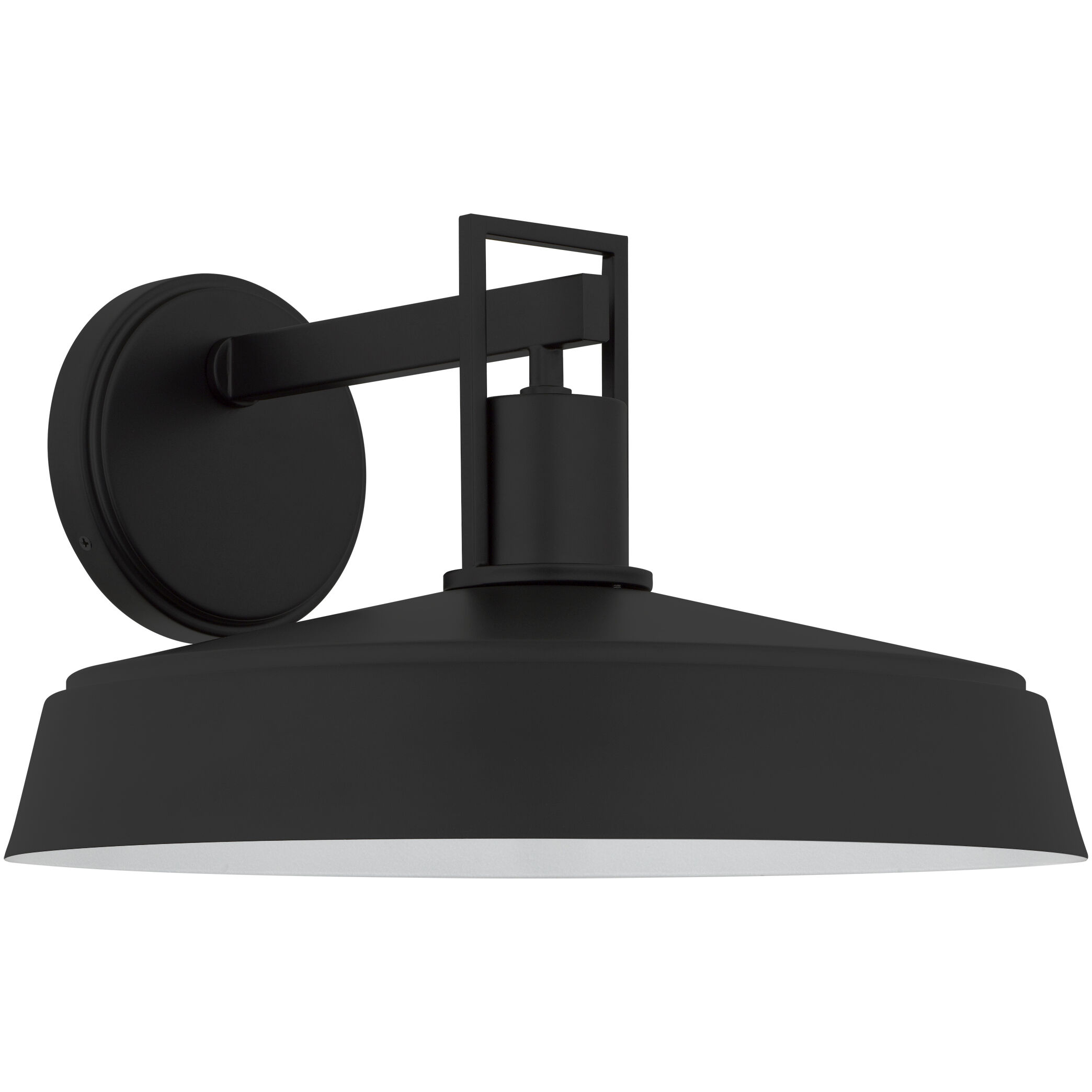Karson 1 Light 9.75 inch Matte Black Outdoor Wall Lantern