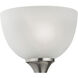Bristol Lane 1 Light 6 inch Brushed Nickel Sconce Wall Light