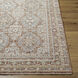 Presidential 59.84 X 38.98 inch Ash/Khaki/Off-White/Sage/Metallic - Silver Machine Woven Rug in 3.25 x 5