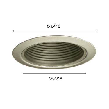 Signature Black & White Recessed Lighting Trim