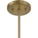 Fenton 1 Light 10 inch Legacy Brass Pendant Ceiling Light
