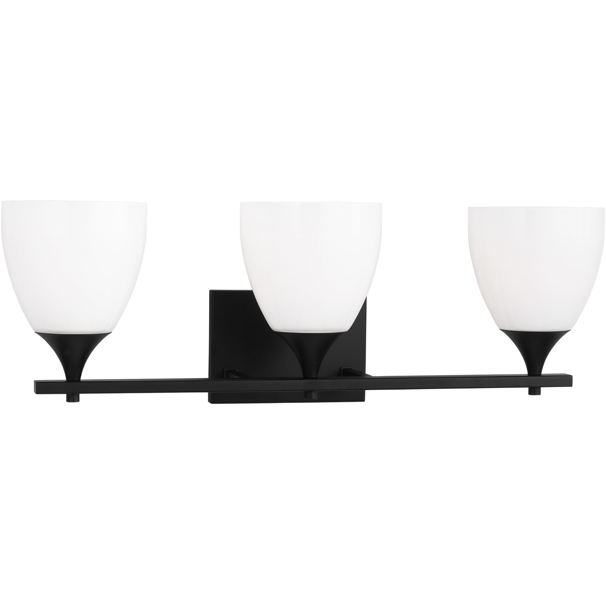 Drew & Jonathan Toffino 3 Light 26 inch Midnight Black Wall Bath Fixture Wall Light