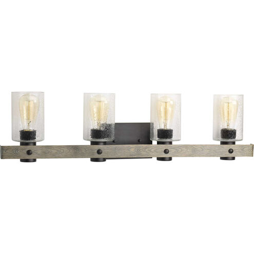 Camps Bay 4 Light 33 inch Graphite Bath Vanity Wall Light